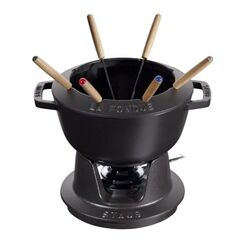Staub 40511-972-0 Fondue Set 2,8 l Schwarz 6 Person(en)