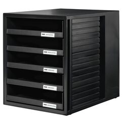 HAN Schrank-Set Polystyrol Schwarz