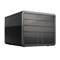 HAN 21551-13 Büro-Schubladenschrank Schwarz