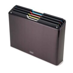 Joseph Joseph Folio Steel Küchen-Schneidebrett Rechteckig Karbon