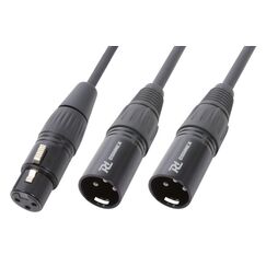 Power Dynamics CX140 Audio-Kabel 0,5 m 2 x XLR (3-pin) XLR (3-pin) Schwarz