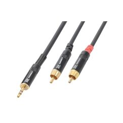PD-Connex 177033 Audio-Kabel 1,5 m 3.5mm RCA Schwarz