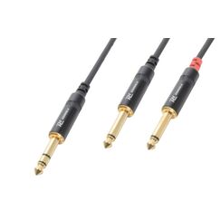 PD-Connex 177045 Audio-Kabel 3 m 6.35mm Schwarz