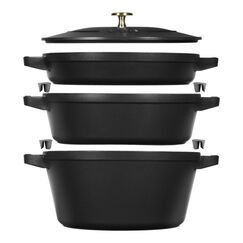 Staub La Cocotte 4,2 l Rund Eisenguss Auflaufform