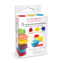 ScrapCooking 4011 30 g Puder Blau, Rot, Gelb Künstliche Lebensmittelfarbstoffe