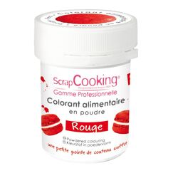 ScrapCooking 4039 Lebensmittelfarbe 5 g Puder Rot