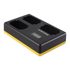 PATONA 01922 Akkuladegerät Batterie für Digitalkamera USB