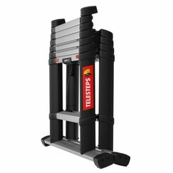 Telesteps Combi Line Teleskop-Leiter Aluminium, Schwarz