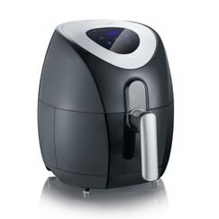 Severin 2430 Einzelbild 3,2 l Eigenständig 1500 W Heißluftfritteuse Schwarz, Edelstahl