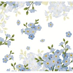 Paper + Design Bloem Papier Weiß, Blau 20 Stück(e)