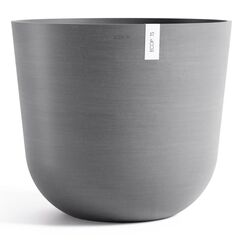 Ecopots Oslo 65 Drinnen/Draußen Topfpflanzer Freistehend Grau, Farbe: Grau