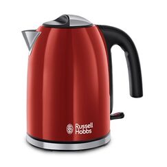 Russell Hobbs 20412-70 Wasserkocher 1,7 l Schwarz, Rot, Edelstahl