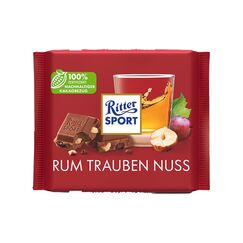 Ritter Sport Rum Trauben Nuss dunkle Schokolade 100 g