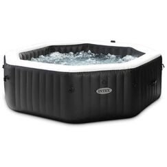 Intex PureSpa Jet & Bubble Deluxe 1098 l 6 Person(en) Achteckig Schwarz