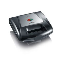 Severin 2968 2 Waffel(n) 1000 W Schwarz, Chrom