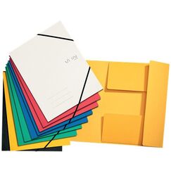 Leitz VON 30082099 Sammelmappe Karton Schwarz, Blau, Grün, Rot, Gelb A4