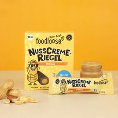 Foodloose Erdnuss Bio-Nusscreme-Riegel
