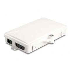 DeLOCK LWL Verteilerbox für Innen- und Außenbereich IP65 wasserfest abschließbar 2 Port weiß