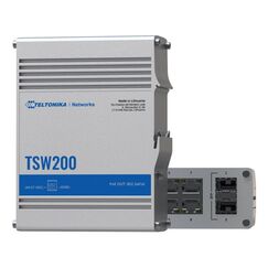 Teltonika TSW200 Netzwerk-Switch Unmanaged Gigabit Ethernet (10/100/1000) Power over Ethernet (PoE) Aluminium