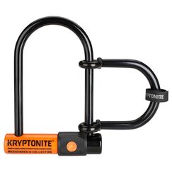 Kryptonite MESSENGER MINI+ Schwarz, Orange U-Schloss