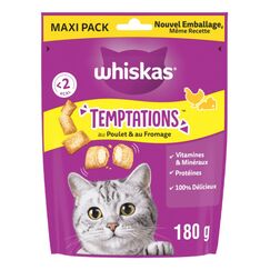 ‎Whiskas 5998749146170 Hunde-/Katzenleckerli Katze Leckerli Käse, Huhn 180 g
