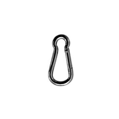 Meister & Cie 84346 Karabinerhaken zum Klettern Verschlusskarabiner D-förmig Edelstahl 1 Stück(e)