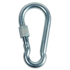Meister & Cie 84412 Karabinerhaken zum Klettern Verschlusskarabiner Oval Stahl Edelstahl 1 Stück(e)