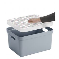 Sunware 09800682 Aufbewahrungsbox Ablageschale Rechteckig Kunststoff Grau