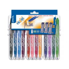 Pilot FriXion Ball Schwarz, Blau, Grün, Pink, Violett, Violett