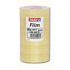 TESA 57388-00001-00 Schreibwaren-Klebeband 66 m Transparent 10 Stück(e)