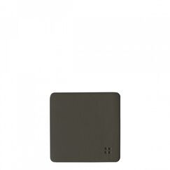 Sola Glasuntersetzer eckig PVC anthrazit 10x10 cm - Elements Ambiente