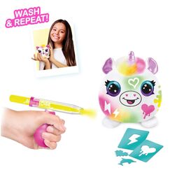 Canal Toys Airbrush Plush Neon Mini Mystery Kit