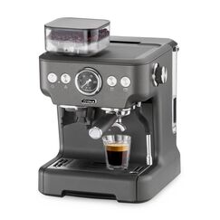 Trisa Barista Plus Espressomaschine 2,7 l, Farbe: Anthrazit, Silber, Länge: 1,2 m