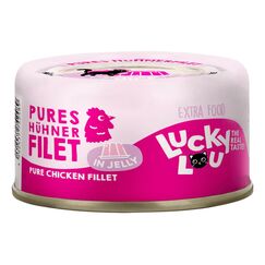 Lucky Lou Extrafood Hühnerfilet in Gelee 70g Dose