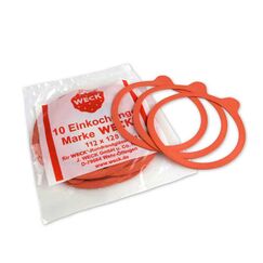 Weck 8500.20120 Einkochzubehör Dosendeckel Rot 10 Stück(e)