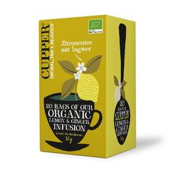 Cupper Tee Zitronentee mit Ingwer