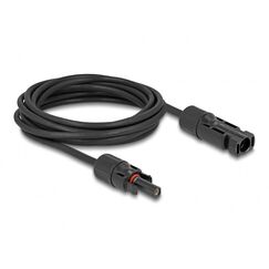 DeLOCK DL4 Solar Kabel 4 mm² Stecker zu Buchse 5 m schwarz