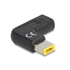 DeLOCK Adapter für Notebook Ladekabel USB Type-C Buchse zu Lenovo 11,0 x 4,5 mm Stecker 90° gewinkelt