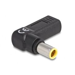 DeLOCK Adapter für Notebook Ladekabel USB Type-C Buchse zu IBM 7,9 x 5,5 mm Stecker 90° gewinkelt