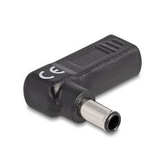 DeLOCK Adapter für Notebook Ladekabel USB Type-C Buchse zu Sony 6,0 x 4,3 mm Stecker 90° gewinkelt