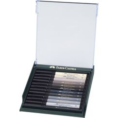 Faber-Castell 267423 Fineliner Grau 12 Stück(e)