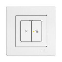 Feller 756363.KS.GMI.A.61.34 Elektroschalter Wippschalter Weiß