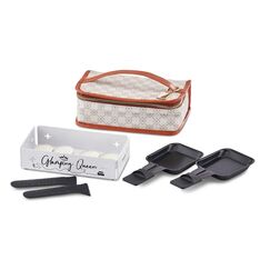 Trisa Journey Deluxe Raclette Grill 2 Person(en) Beige, Schwarz, Braun, Weiß