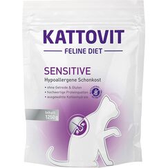 Kattovit Sensitive 1.25kg Katzen-Trockenfutter 1,25 kg Adult Geflügel, Lachs