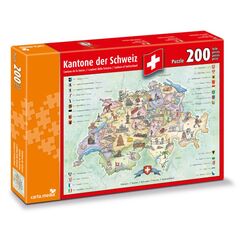 carta.media 77509 Puzzle Puzzlespiel 200 Stück(e) Landkarten