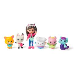 Gabby's Dollhouse DREAMWORKS : DER FILM - Cat-venture Crew Figuren-Set, 11-teiliges Spielset mit Gabby, Katzenfreunden & Zubehörteilen