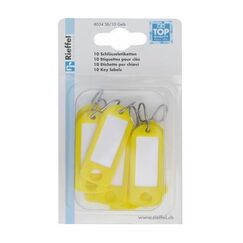 Rieffel 8034 SB/10 GELB Schlüsselanhänger 10 Stück(e)