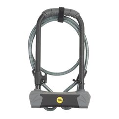 Yale YUL3C/14/230/1 Fahrradschloss Schwarz 115 mm U-Schloss