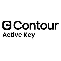 Contour Design Active Key AK-4450-GFU -B/CH Tastatur Universal RF Wireless Schweiz Schwarz