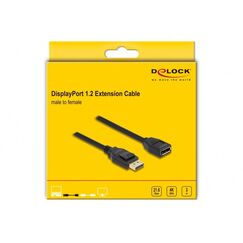 DeLOCK DisplayPort 1.2 Verlängerungskabel 4K 60 Hz 3 m